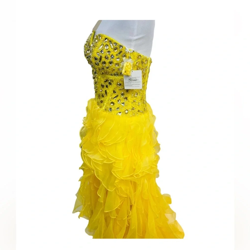 Giosue High Low Fun Fashion OOC Pageant Designer dress 4 8 NWT - Picture 5 of 6